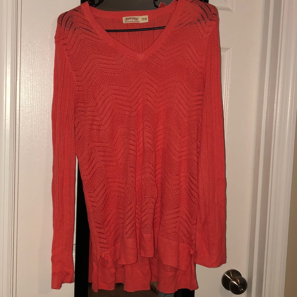 Coral sweater